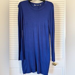 Trina Turk Royal Blue T shirt Dress Size Small